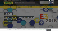 Desktop Screenshot of gamemania.nl