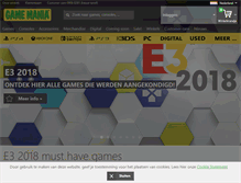 Tablet Screenshot of gamemania.nl